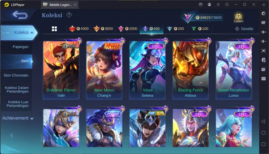 Mobile Legends: Bang Bang Accounts (Hero104|Skin232|KPThamuz,TfRoger,KoFKarina,Sanrio image 13