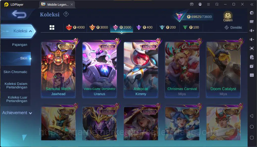 Mobile Legends: Bang Bang Accounts (Hero104|Skin232|KPThamuz,TfRoger,KoFKarina,Sanrio image 16
