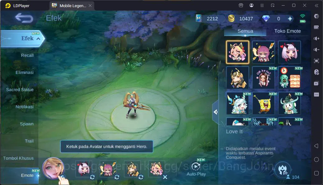 Mobile Legends: Bang Bang Accounts (Hero104|Skin232|KPThamuz,TfRoger,KoFKarina,Sanrio image 2