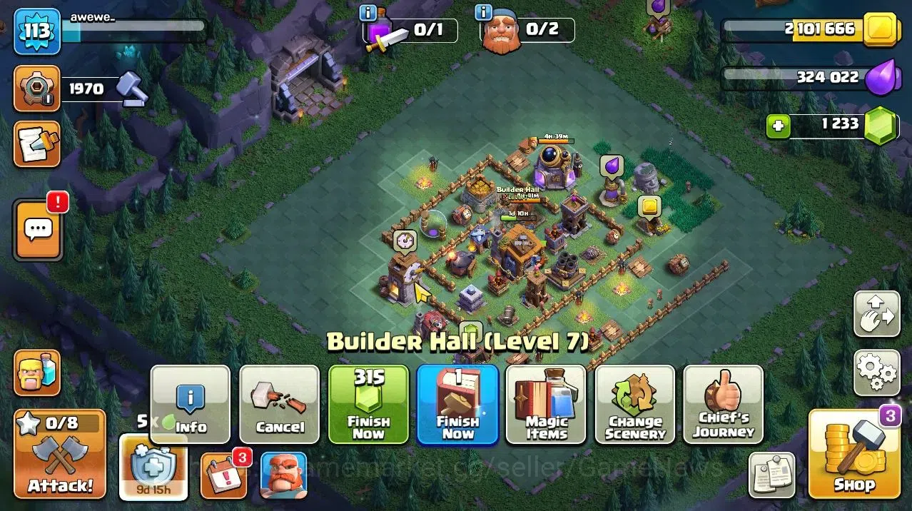 Clash of Clans Accounts TH 13-BH 7|LV 113|HH 7|BK 58,AQ 58,GW 47,MP 36,RC image 6