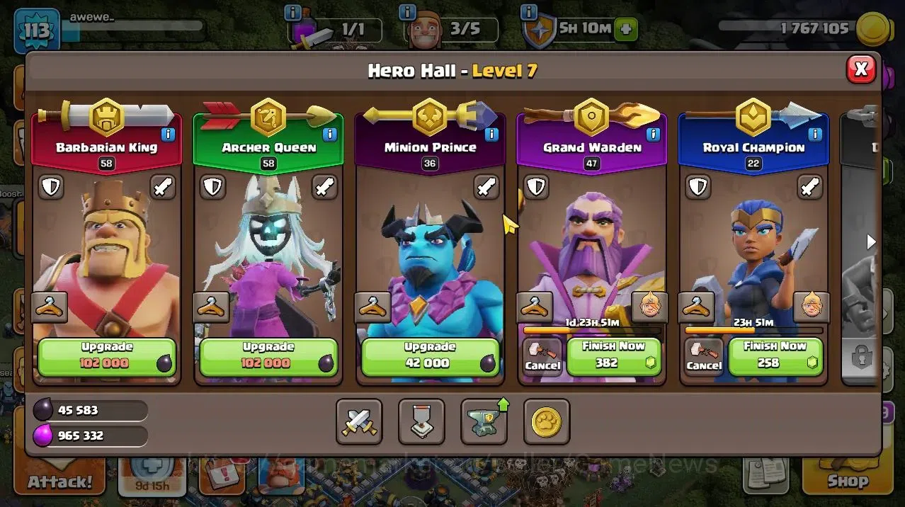 Clash of Clans Accounts TH 13-BH 7|LV 113|HH 7|BK 58,AQ 58,GW 47,MP 36,RC image 9