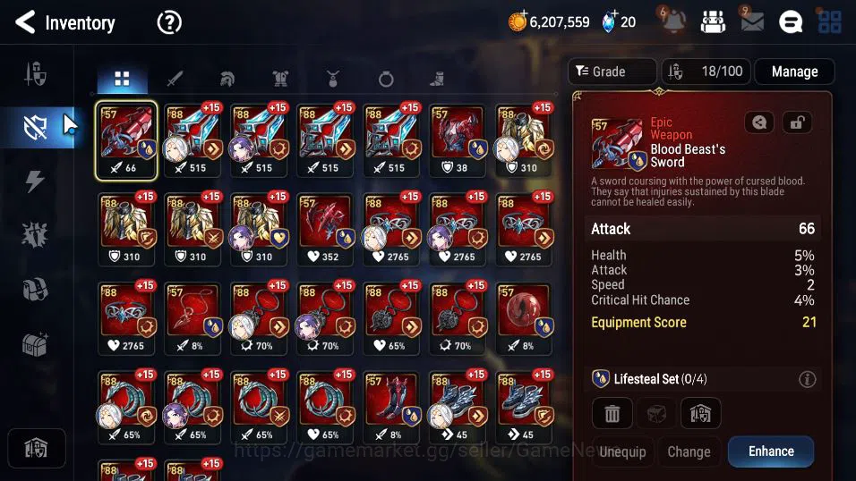 Epic Seven Accounts GLOBAL Unverif|New Era|2 ML(Salome,Silver Blade Ar image 10