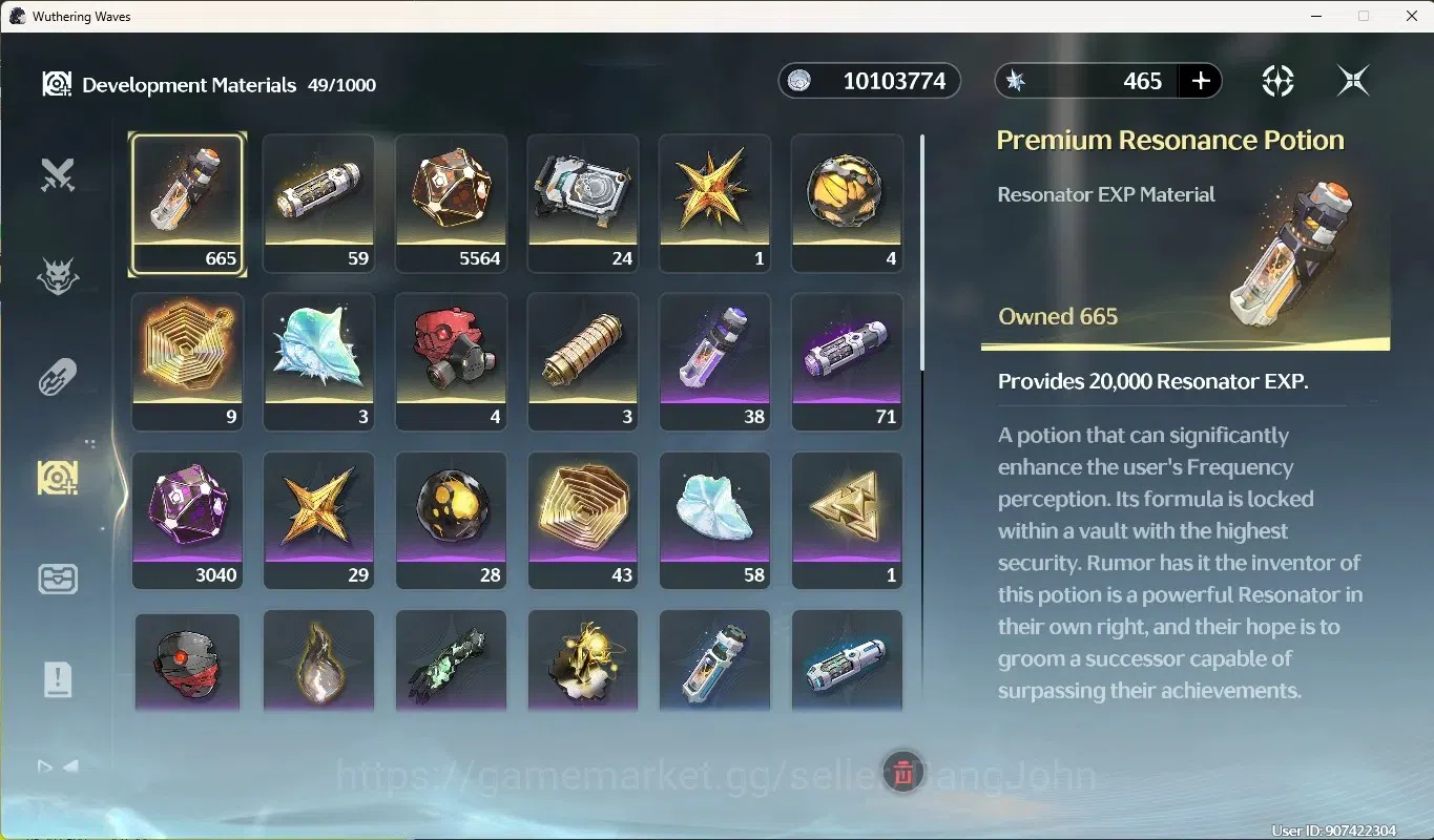 Wuthering Waves Accounts Others SEA|UL 50|Rank 6|3 Char Limited [Luuk Herssen 14