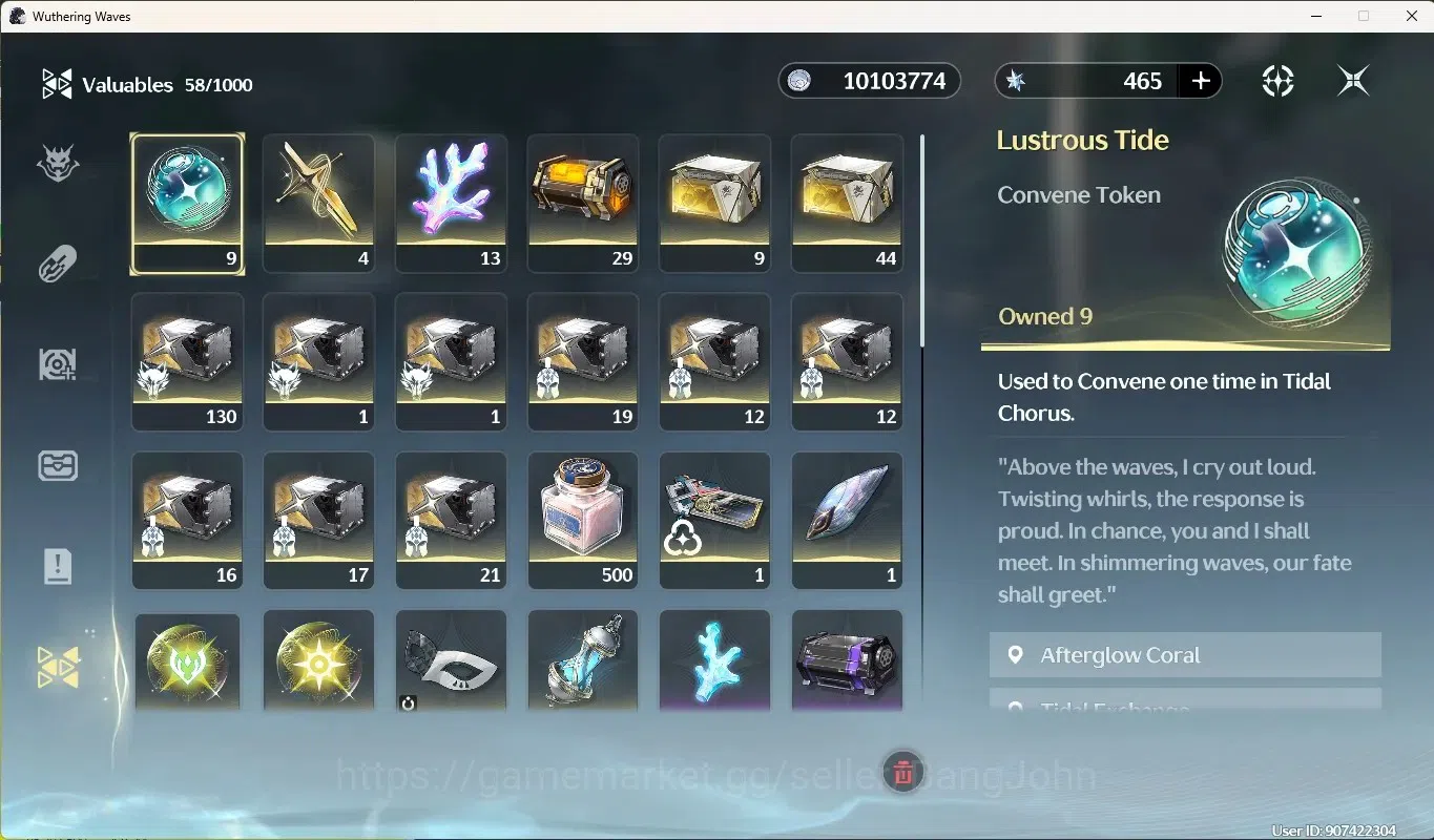 Wuthering Waves Accounts Others SEA|UL 50|Rank 6|3 Char Limited [Luuk Herssen 17