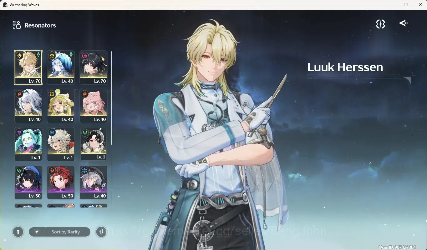 Wuthering Waves Accounts Others SEA|UL 50|Rank 6|3 Char Limited [Luuk Herssen 2