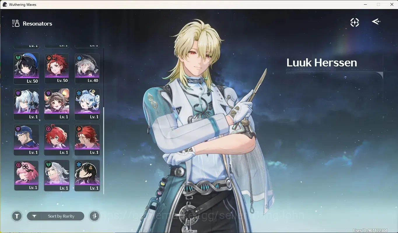 Wuthering Waves Accounts Others SEA|UL 50|Rank 6|3 Char Limited [Luuk Herssen 3