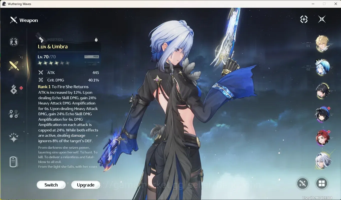 Wuthering Waves Accounts Others SEA|UL 50|Rank 6|3 Char Limited [Luuk Herssen 7