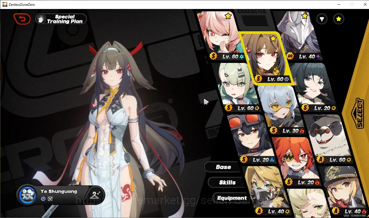 Zenless Zone Zero Accounts Starter ASIA|IK 53|5 Limited| (Ye Shunguang,Pyrois M2,Jane Doe)+Sign Sunna,Zhao +3 STD Char|MC 1