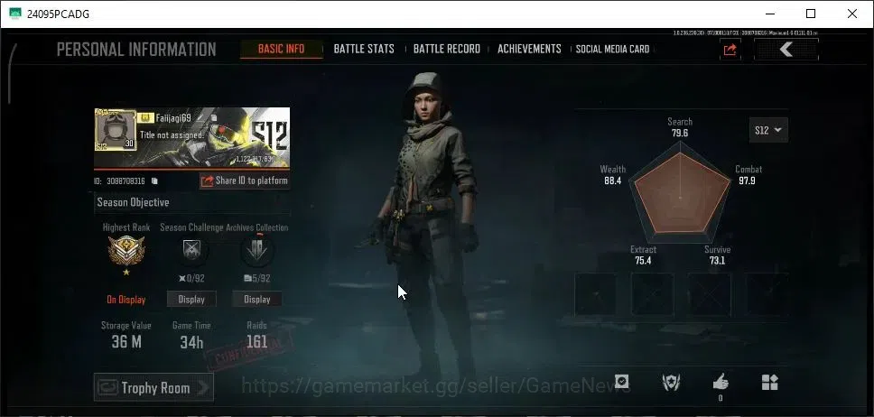 Arena Breakout Accounts Mid-Tier MOBILE|Lvl 30|SV 36M|CV 26M|QS AKS-74U,Peak AEK,GM AK-12,Forest MP5,FA MPX Etc|3 Set|CN 2