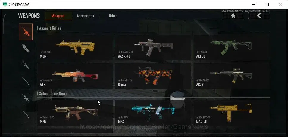 Arena Breakout Accounts Mid-Tier MOBILE|Lvl 30|SV 36M|CV 26M|QS AKS-74U,Peak AEK,GM AK-12,Forest MP5,FA MPX Etc|3 Set|CN 5