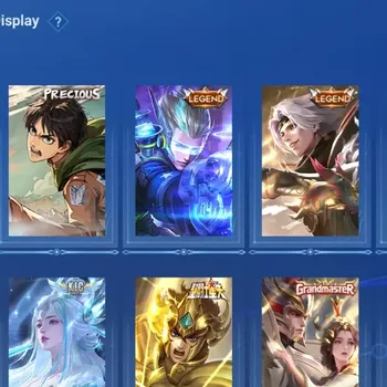 Honor of Kings Accounts Rare Skin Global |113H 198S|1 Precious Collab AOT|3 Legend|KIC Luna|1 Saint Seiya|GM Skins|1 SXD|2