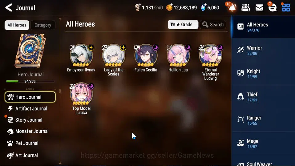Epic Seven Accounts GLOBAL Unverif|New Era|6 ML(LOT Scales, FCecilia,  image 13
