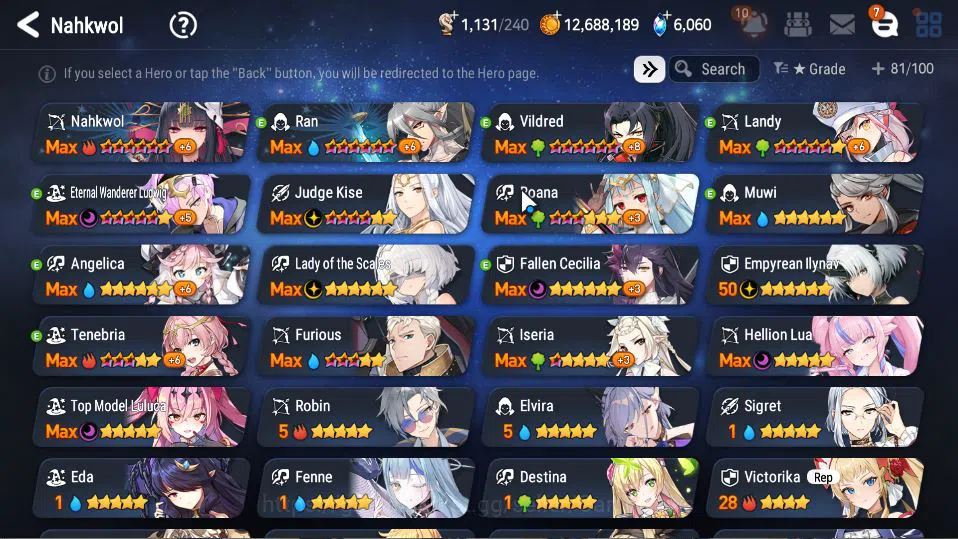 Epic Seven Accounts GLOBAL Unverif|New Era|6 ML(LOT Scales, FCecilia,  image 3