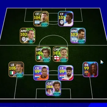eFootball Accounts Legends & Iconic Players Android|8 Epic Andrea Pirlo,Gianluca Zambrotta,Sergio Aguero,Steven Gerrard|7