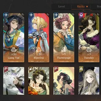 Reverse: 1999 Accounts Midgame Global|Lv 58|20 SSR 2 Limited|Liang Yue,Jiu Niangzi,Anjo Nala + Psychube|Kiperina