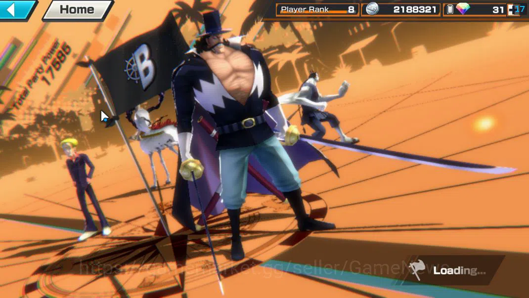 Global|4 EX|Film Red Shanks,5Elders St Ethanborn V.Nusjuro,Flame Emperor Sabo,LH Monkey D.Garp|Rank 8|Bandai|(OPBR2209) One Piece Bounty Rush Starter Global|4 EX|Film Red Shanks,5Elders St Ethanborn V image 1