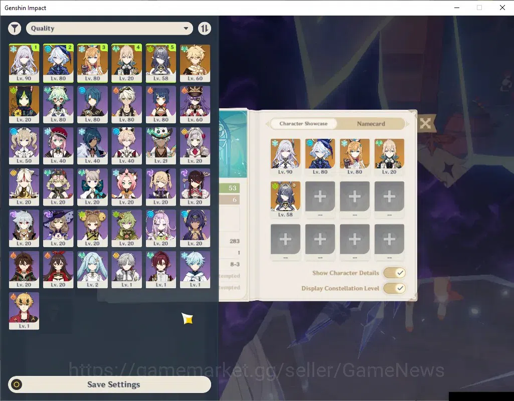 Genshin Impact Accounts ASIA|AR 53|3673 Primogem|4 Limited + 1 (*5Weapon)| image 2