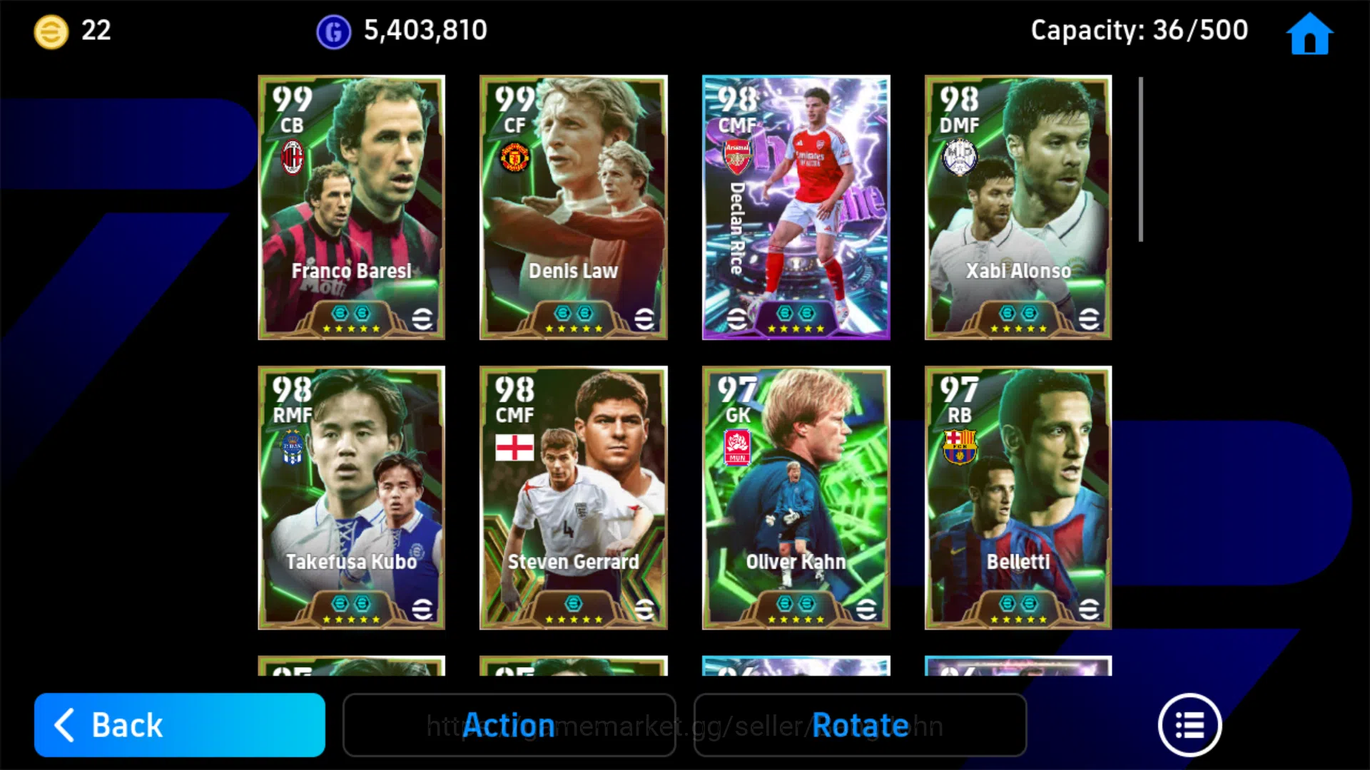 eFootball Accounts Power 3193 | Denis law Epic db | Kubo Epic db | Ri image 4