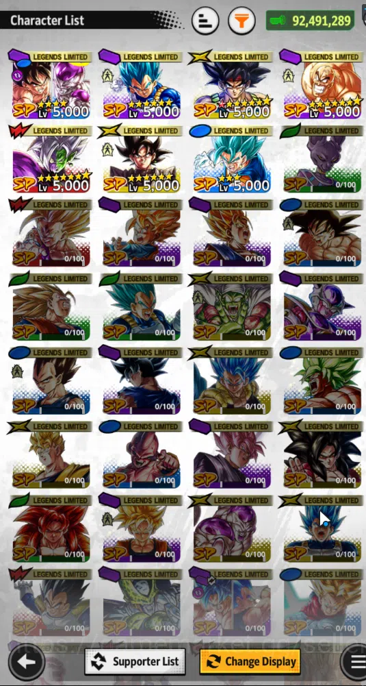 Dragon Ball Legends Accounts 92,4M Total Power|LV 148|1LR 3UL+7LL|SS Rose Ultra image 5