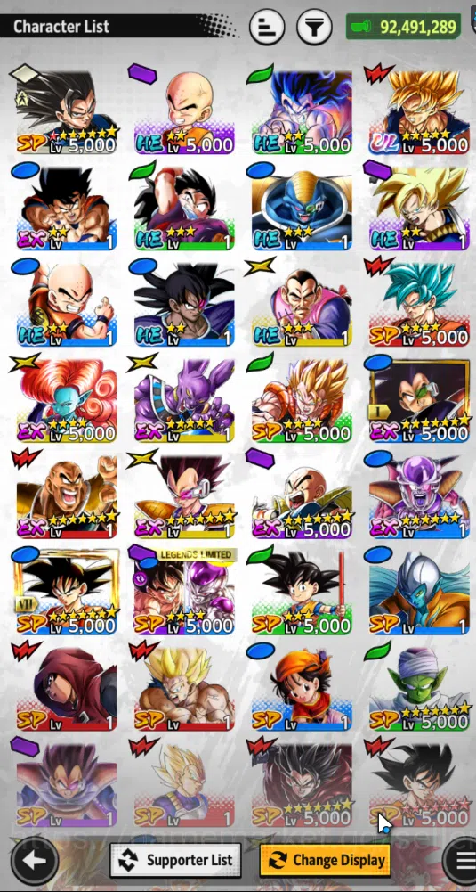 Dragon Ball Legends Accounts 92,4M Total Power|LV 148|1LR 3UL+7LL|SS Rose Ultra image 6