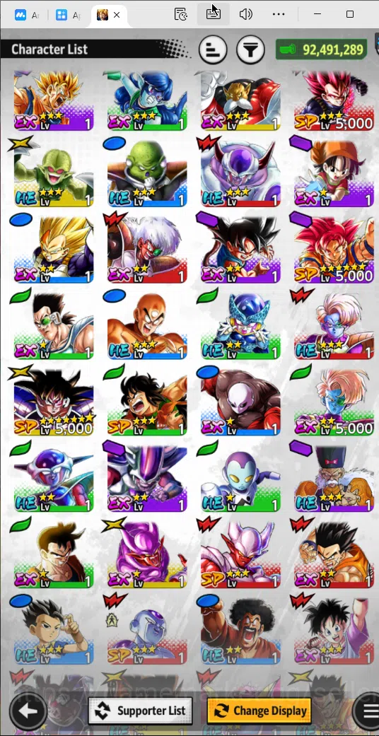 Dragon Ball Legends Accounts 92,4M Total Power|LV 148|1LR 3UL+7LL|SS Rose Ultra image 8