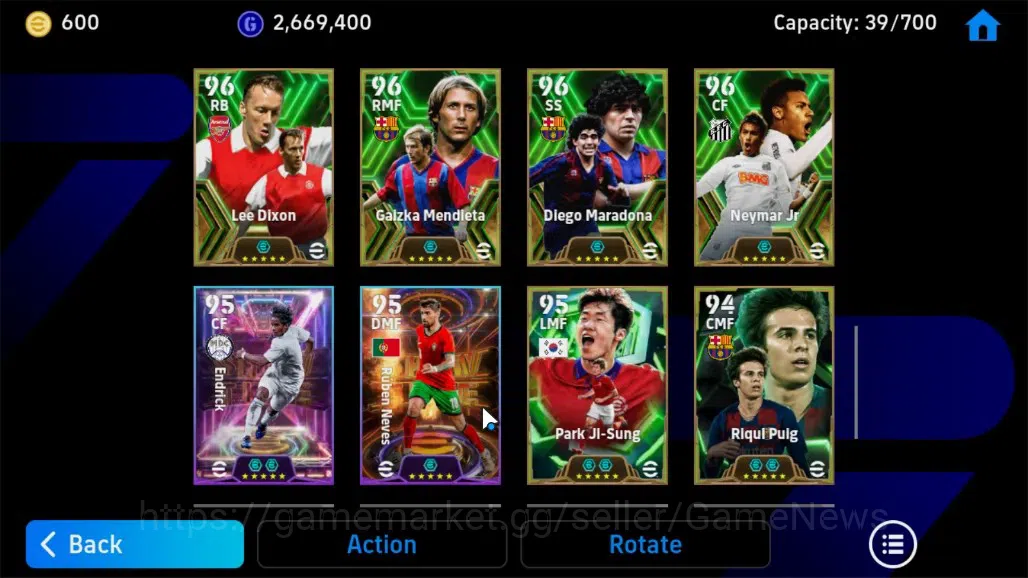 eFootball Accounts Android|Epic F.Cannavaro,S.Gerrard,C.Vieri,David V image 11
