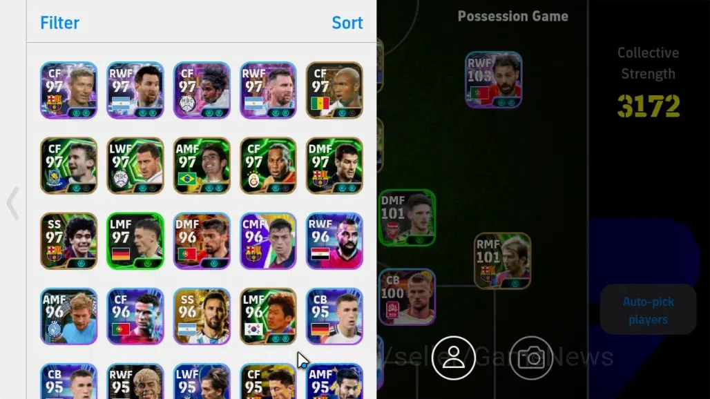 eFootball Accounts Android|Epic F.Cannavaro,S.Gerrard,C.Vieri,David V image 2