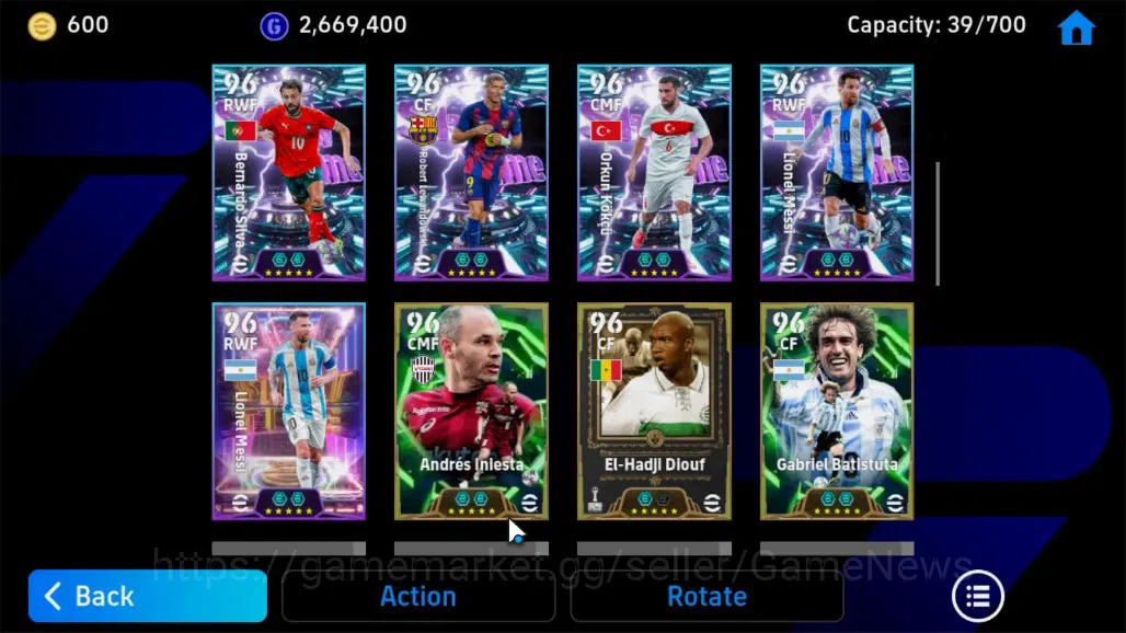eFootball Accounts Android|Epic F.Cannavaro,S.Gerrard,C.Vieri,David V image 9