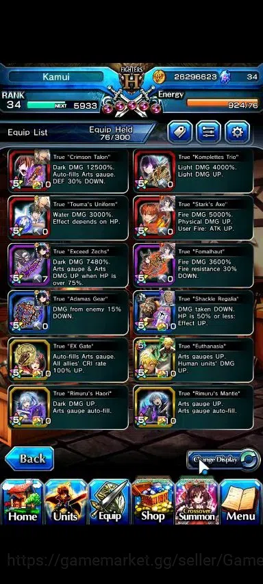 Grand Summoners Accounts Global|Rank 34|17 Ascend+1 TW|Fen+TW,Saitama,S Miy image 6