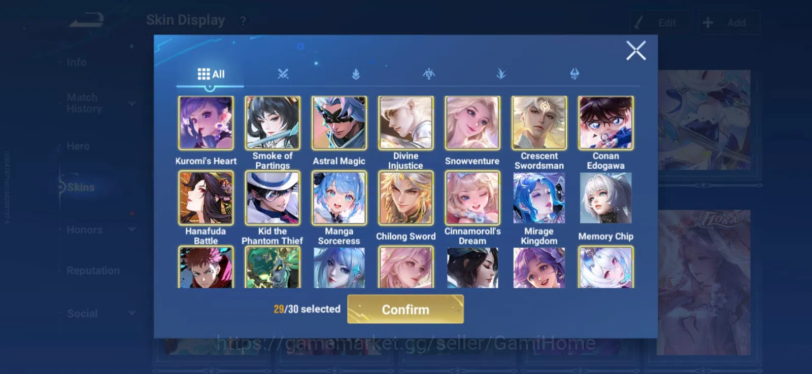 Honor of Kings Accounts Vip 9 / 313 Skin ➤ 8 Flawless: KAIZER + YAO + LI B image 4