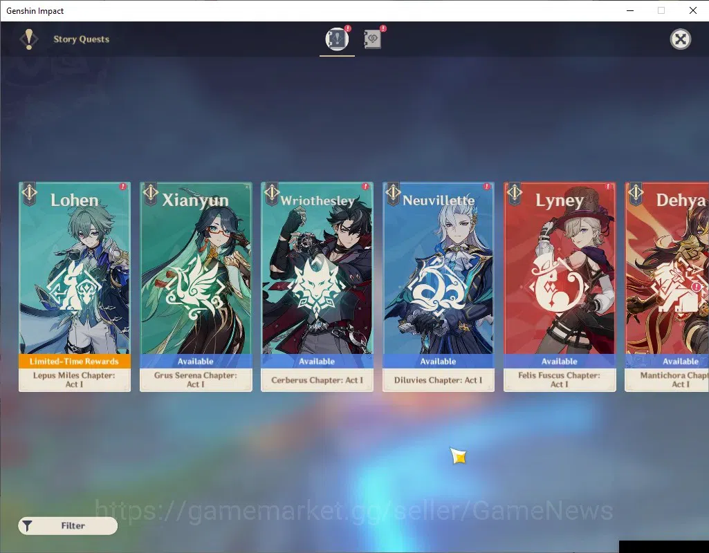 Genshin Impact Accounts ASIA|AR 52|3 Limited + 4 (*5Weapon)|XiaoC1+Signatu image 19