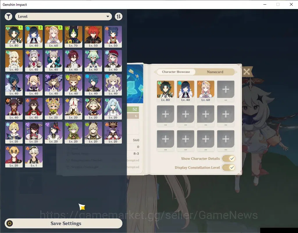 Genshin Impact Accounts ASIA|AR 52|3 Limited + 4 (*5Weapon)|XiaoC1+Signatu image 2