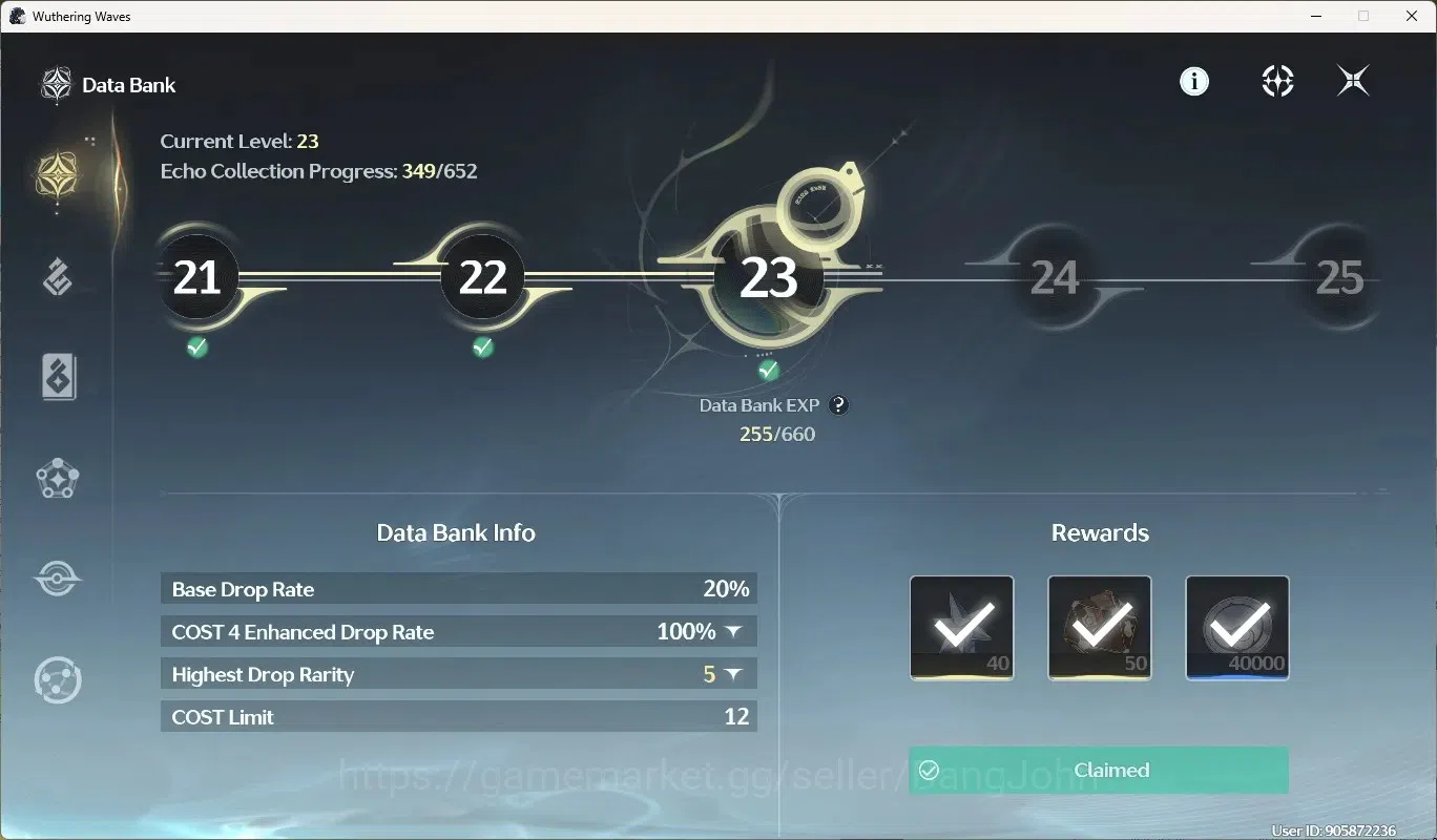 Wuthering Waves Accounts SEA|UL 55|Rank 6|6 Char Limited [Cartethyia]+Sign, image 11