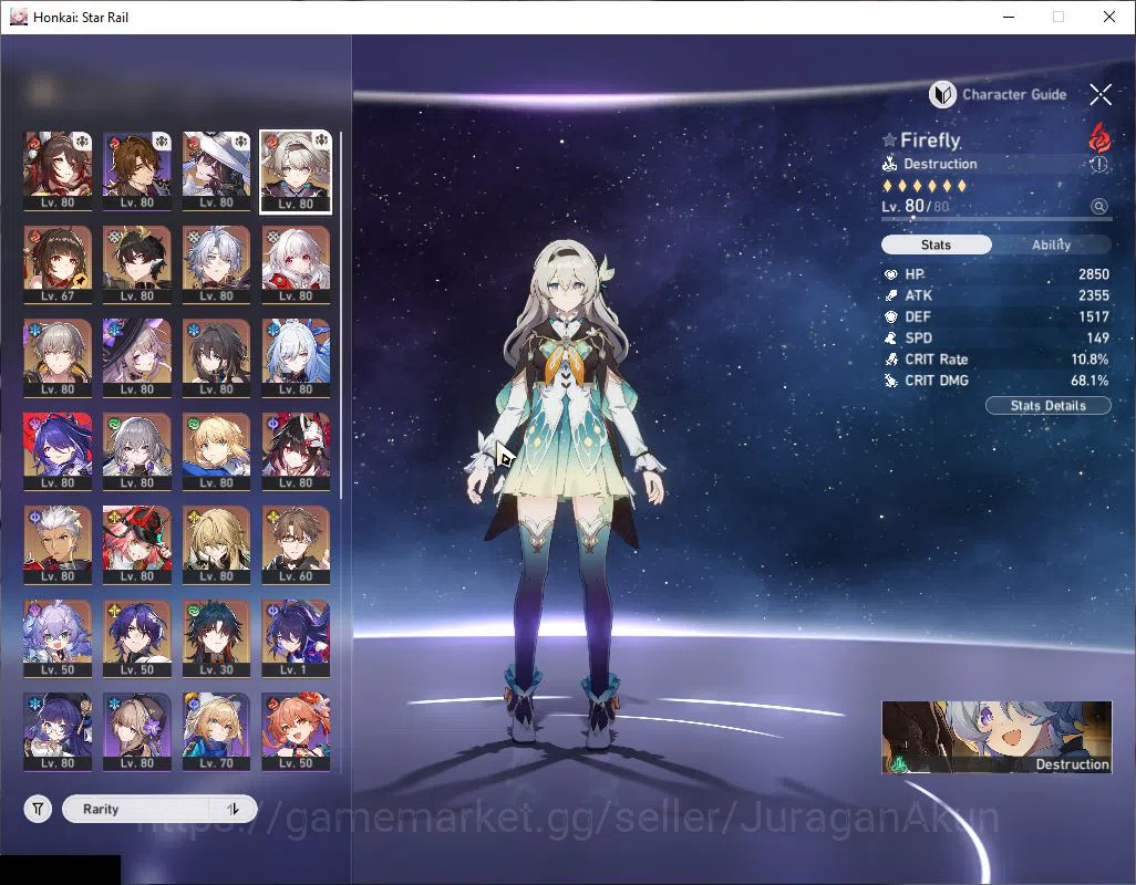 Honkai Star Rail Accounts ASIA |TL 70|14 Limit (Fugue,TheHerta,Acheron,Jingl image 2