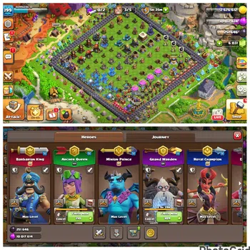 Clash of Clans Accounts High-End TH 18 ENGINEREED MAXED SUPER RARE LVL 199 All Defense Level 1|ALL HERO MAXED&WALL