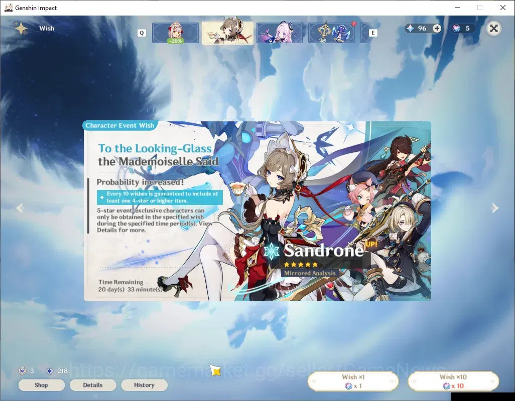Genshin Impact Accounts Asia|AR 55|5 Limited + 1 (*5 Weapon)|Nefer,Lauma,F image 10