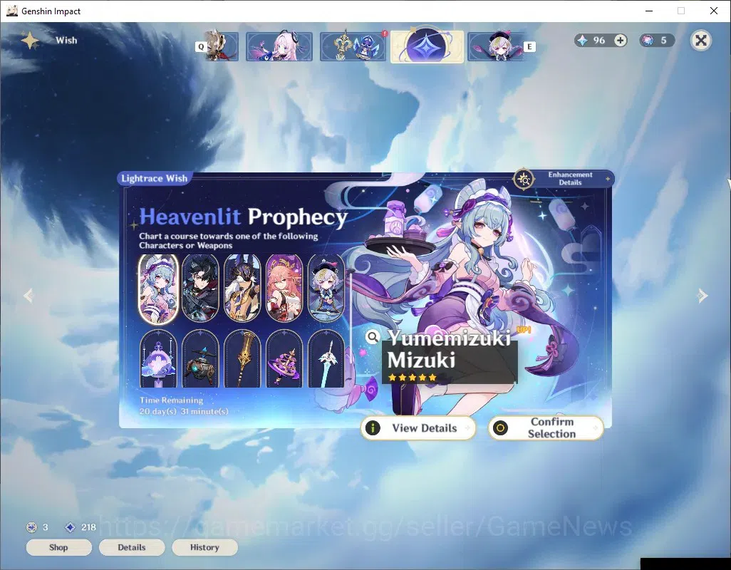 Genshin Impact Accounts Asia|AR 55|5 Limited + 1 (*5 Weapon)|Nefer,Lauma,F image 11