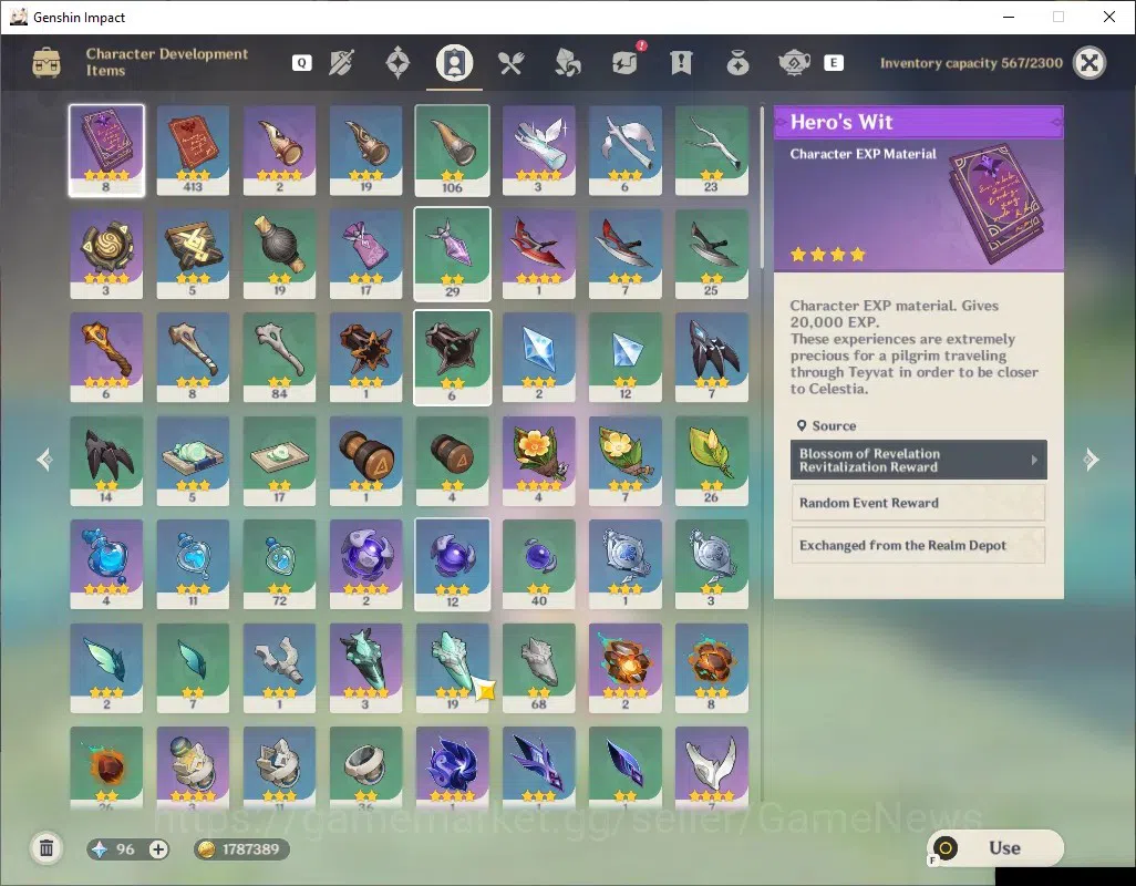 Genshin Impact Accounts Asia|AR 55|5 Limited + 1 (*5 Weapon)|Nefer,Lauma,F image 5