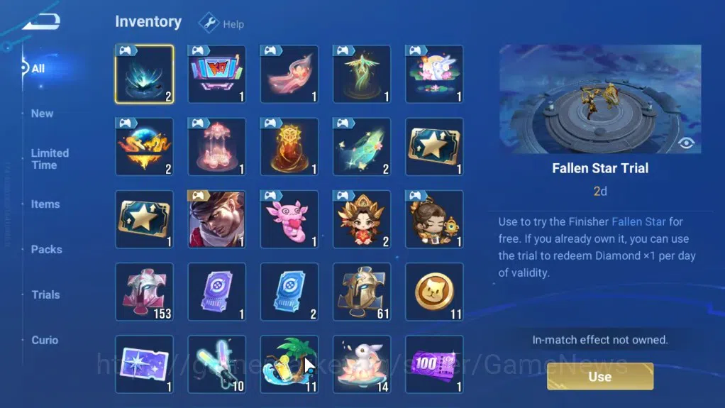 Honor of Kings Accounts Rare Skin Hero 50 Skin 26|1 Legend (Fearless Spear),1Attack On Titane,5 Epic,1 Skin Event 13
