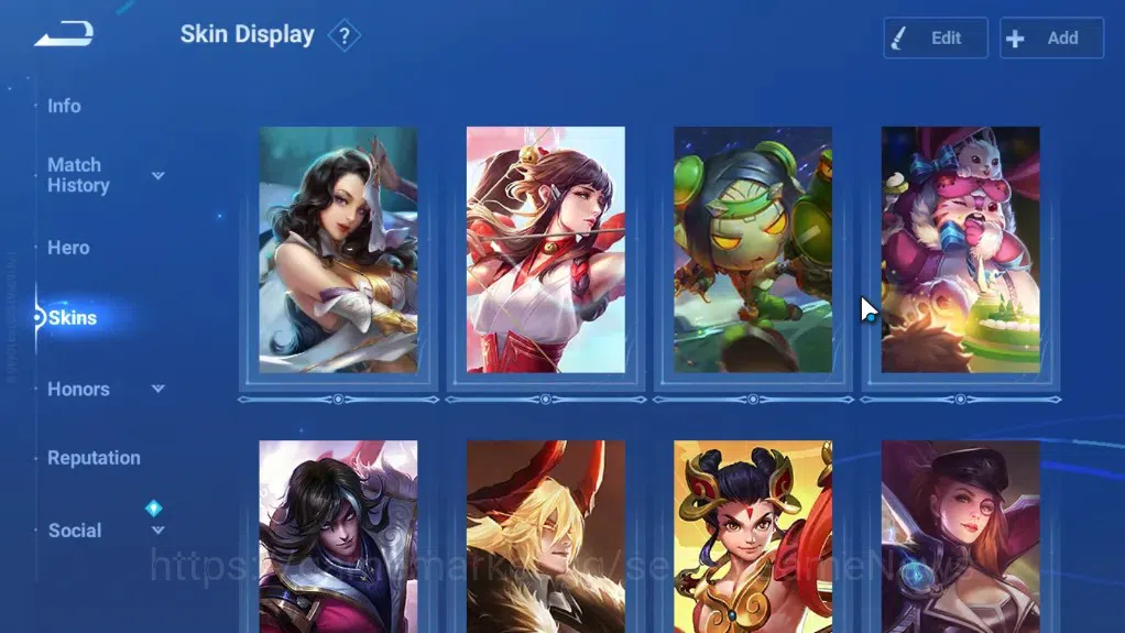 Honor of Kings Accounts Rare Skin Hero 50 Skin 26|1 Legend (Fearless Spear),1Attack On Titane,5 Epic,1 Skin Event 5