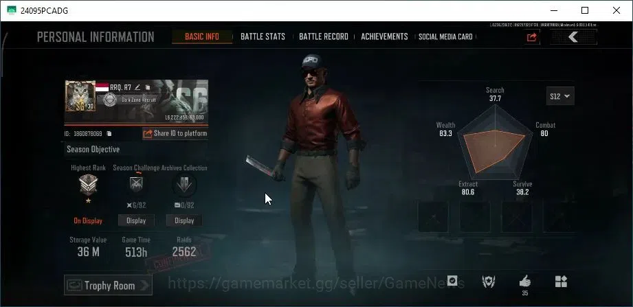 Arena Breakout Accounts MOBILE Lv30|SV 36M|CV 29M|Battle Machete|AKM,Fierc image 2
