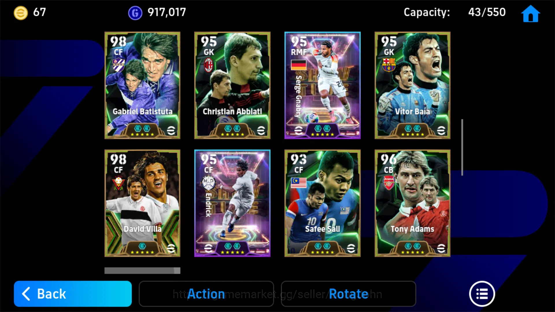 eFootball Accounts Android Power 3177 | Raul Epic | David Beckham | D image 5