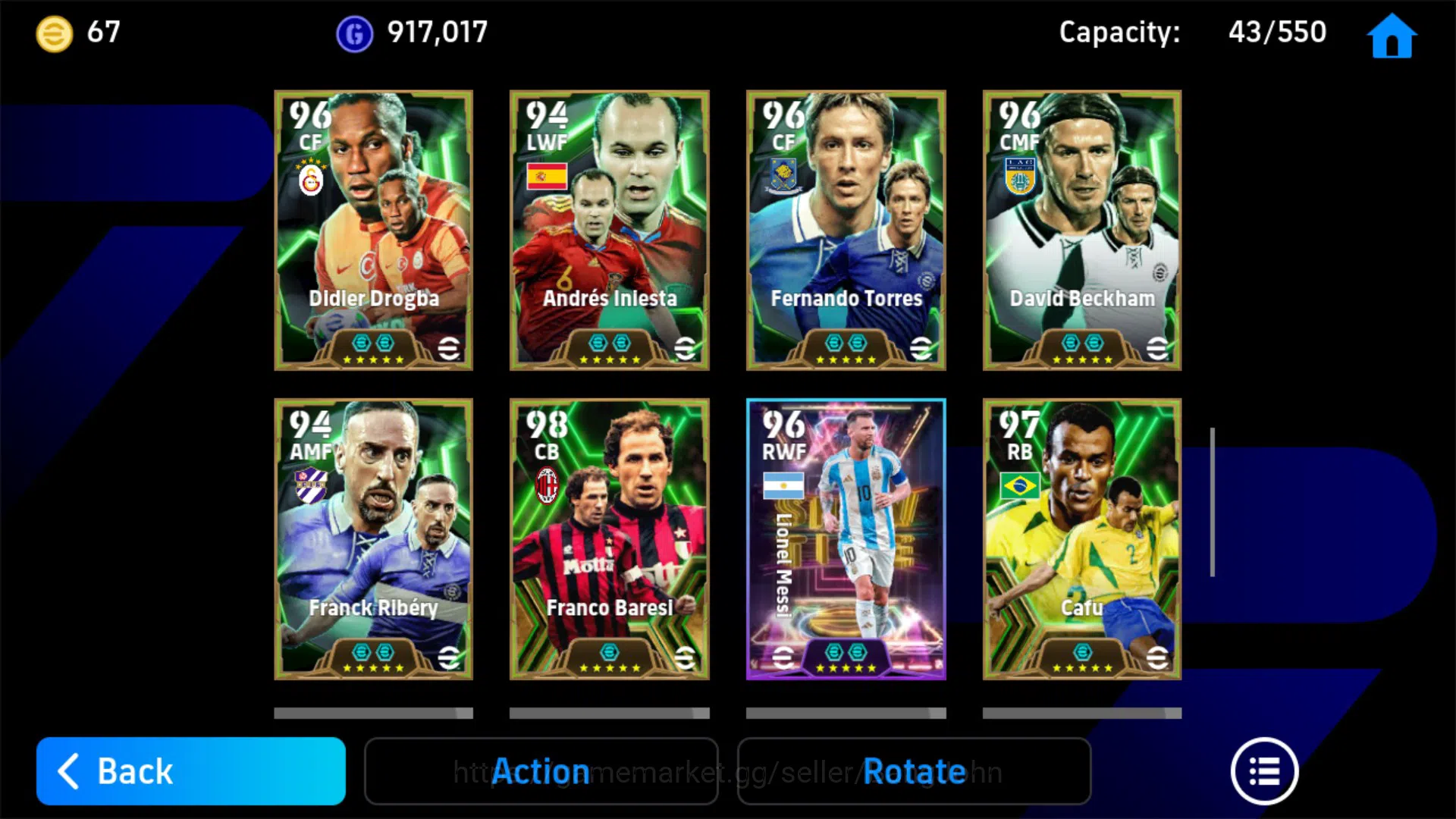 eFootball Accounts Android Power 3177 | Raul Epic | David Beckham | D image 6