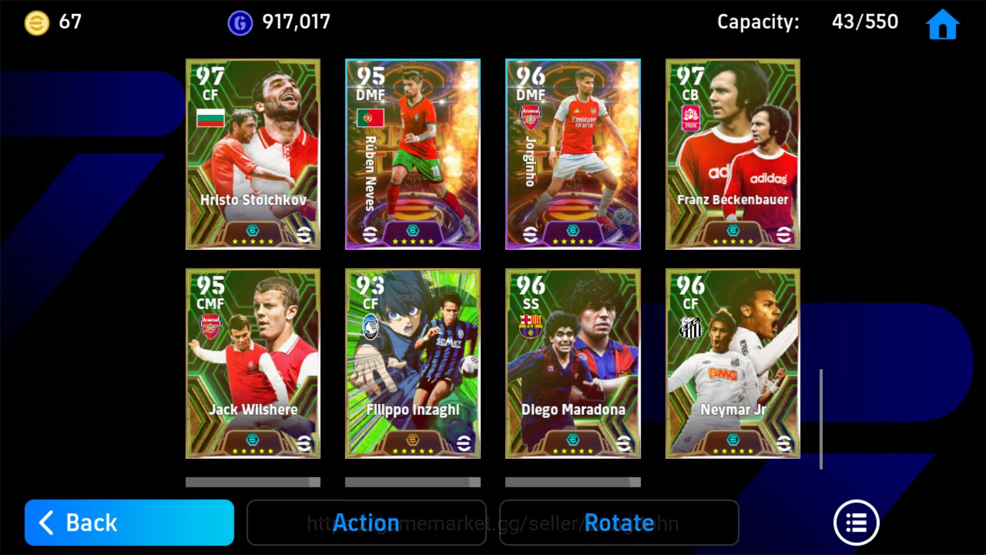 eFootball Accounts Android Power 3177 | Raul Epic | David Beckham | D image 7