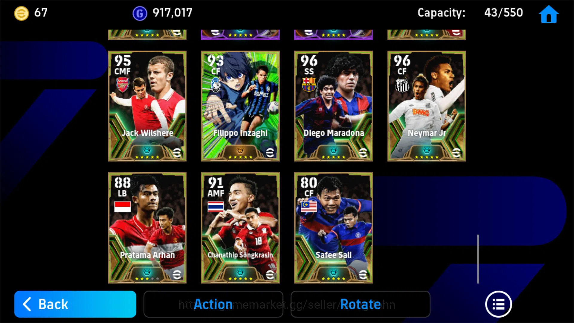 eFootball Accounts Android Power 3177 | Raul Epic | David Beckham | D image 8