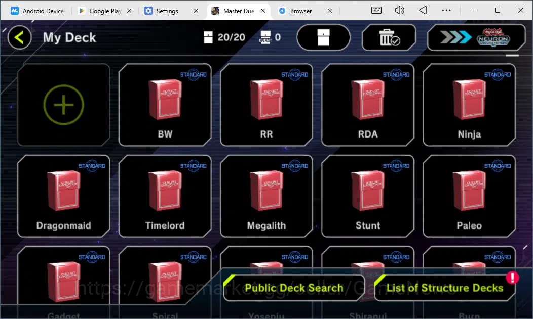 Yu-Gi-Oh! Master Duel Accounts Lv 18 | 20 Deck |VSK9,DragonMaid,Yummys,Maliss,Dra image 2