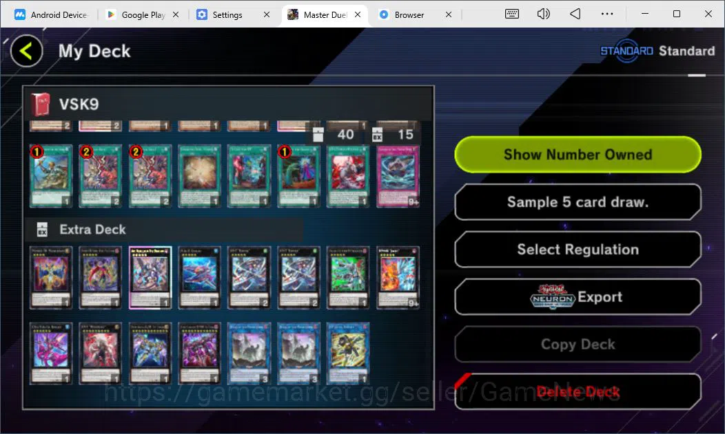 Yu-Gi-Oh! Master Duel Accounts Lv 18 | 20 Deck |VSK9,DragonMaid,Yummys,Maliss,Dra image 5