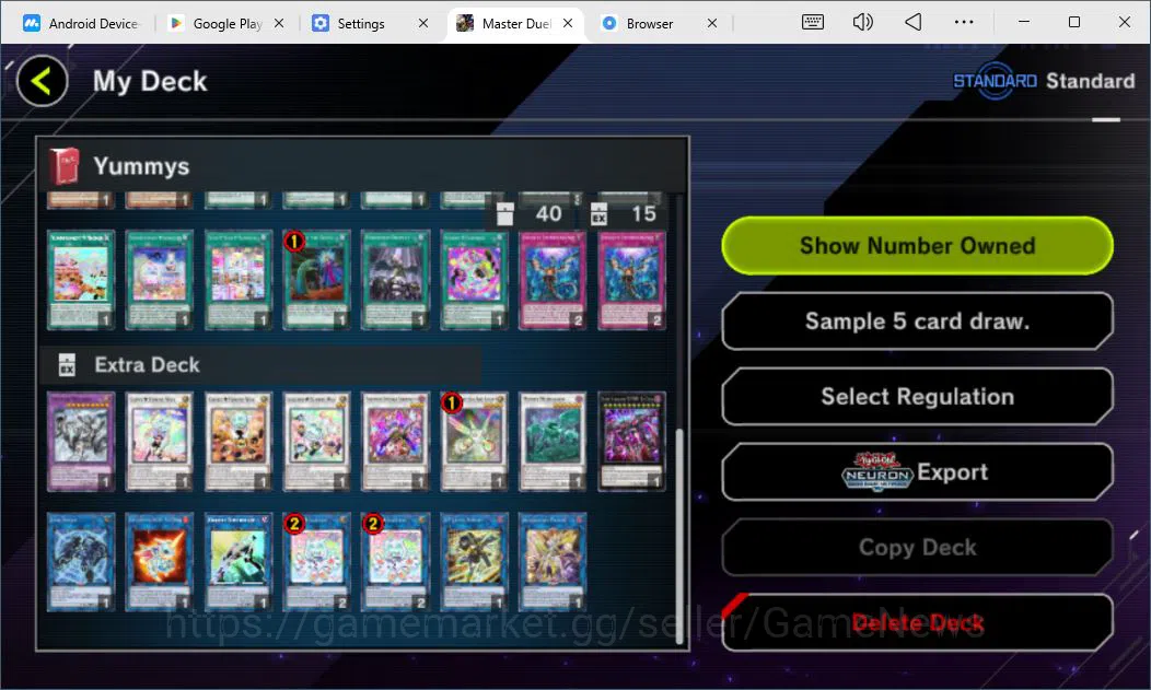 Yu-Gi-Oh! Master Duel Accounts Lv 18 | 20 Deck |VSK9,DragonMaid,Yummys,Maliss,Dra image 9