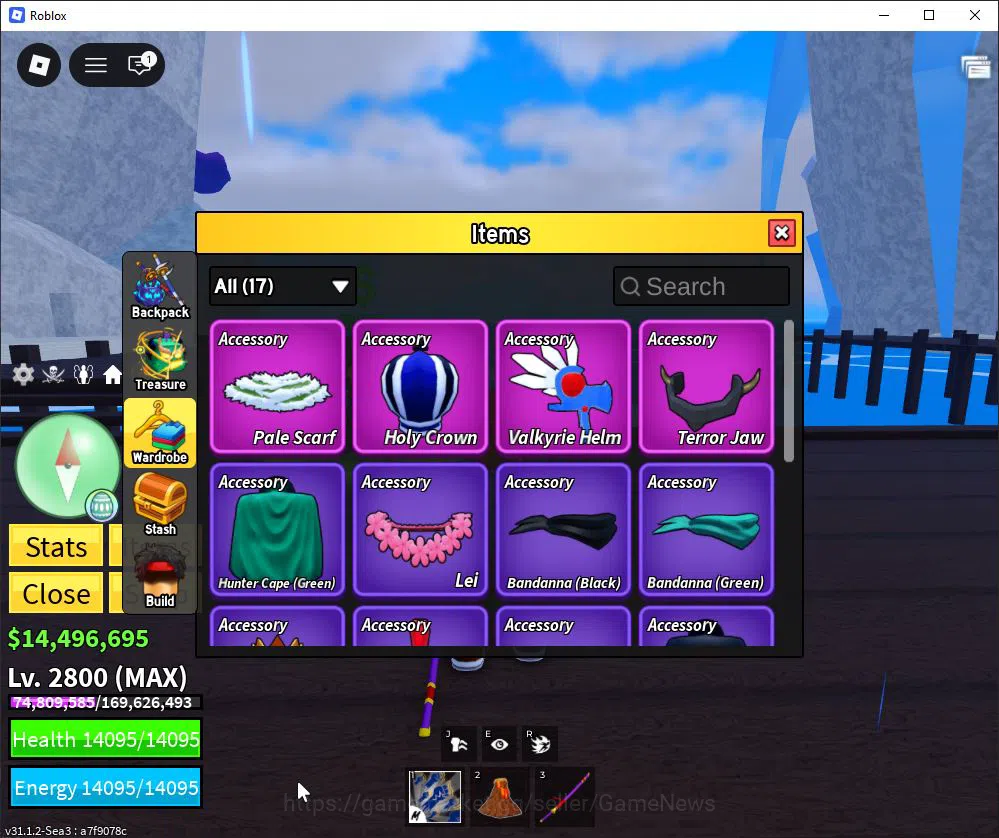 Roblox Accounts Blox Fruit |Lv Max + Magma,GodHuman|14M Beli 42K F image 4