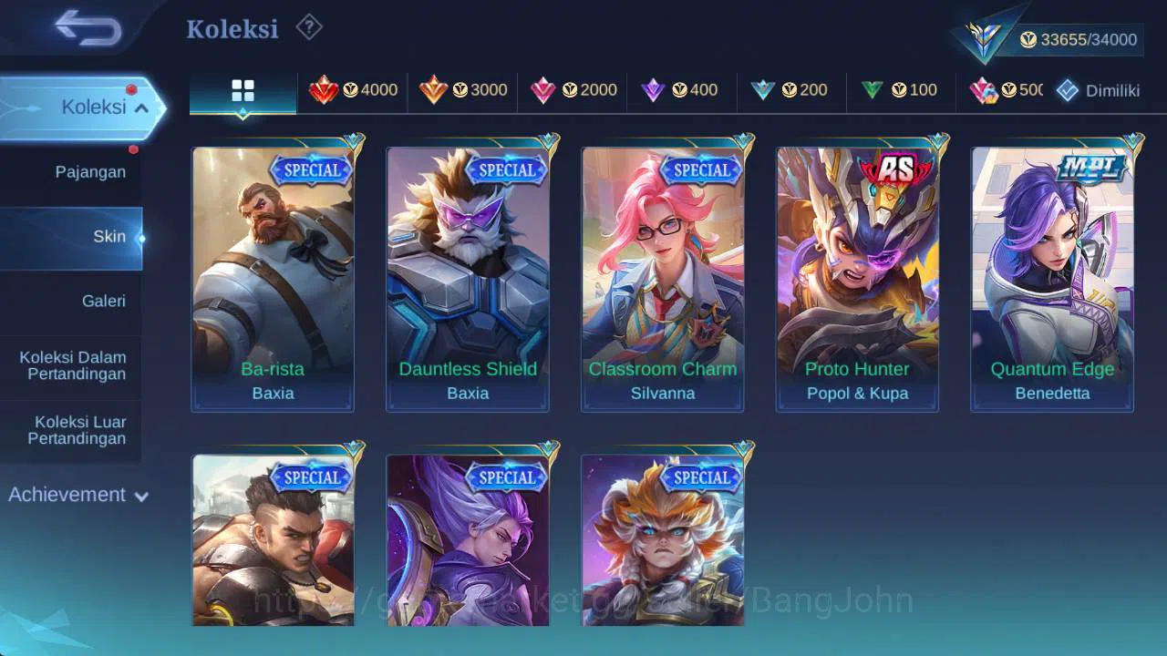 Mobile Legends: Bang Bang Accounts Global|Skin 149,Hero 94 Lborn TG, rising loli, Sab image 7